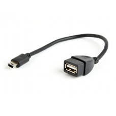 Кабель OTG Cablexpert miniUSB - USB черный [A-OTG-AFBM-002]