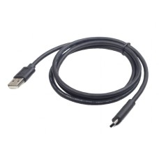 Кабель Cablexpert USB 2.0 AM - Type-C 1 метр, черный, [CCP-USB2-AMCM-1M]