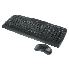 Комплект (клавиатура+мышь) Logitech MK330, беспроводной, черный, 920-003995