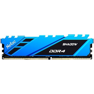Модуль памяти DDR4 Netac Shadow Blue 8GB 3600MHz [NTSDD4P36SP-08B]