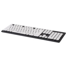 Клавиатура Oklick 580M, черный/белый [580M]