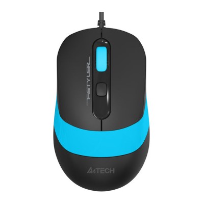 Мышь проводная A4Tech Fstyler FM10 черный/синий [FM10 BLUE]
