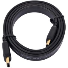 Кабель Cablexpert HDMI - HDMI 1 метр v1.4, черный, плоский [CC-HDMI4F-1M]