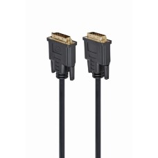 Кабель Cablexpert DVI-D - DVI-D dual link 3 метра, черный [CC-DVI2-BK-10]