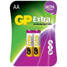 Батарейка GP Extra Alkaline LR6 AA (2 шт ) [15AX-CR2]