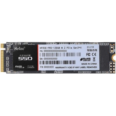 SSD диск M.2 128Gb Netac N930E Pro Series NVMe [NT01N930E-128G-E4X]