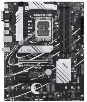 Материнская плата ASUS PRIME B760-PLUS D4, LGA 1700, Intel B760, 4xDDR4, 4xSATA, 3xM.2, 1xPCIe 4.0 x4, 1xPCIe 5.0 x16, 1xHDMI, 1xDP, 1xVGA, 1x 2.5Gb LAN, 1xUSB 3.2 Gen 2, 2xUSB-A 3.2 Gen 2, 3x3.5 мм, 7.1, ATX