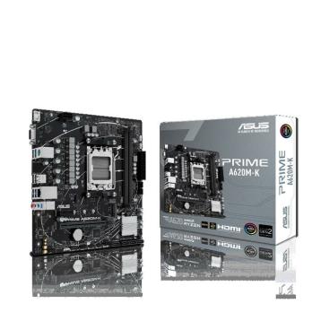 Материнская плата ASUS PRIME A620M-K, AM5, AMD A620, 2xDDR5, 4xSATA, 1xM.2, 1xPCI-E 4.0 x16, 1xPCI-E x1, 1xHDMI, 1xVGA, 1x 1Gb LAN, 4xUSB-A 3.2 Gen 1, 2xUSB-A 2.0, 3x3.5 мм, 7.1, Micro-ATX