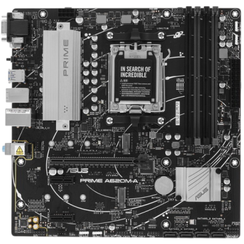 Материнская плата ASUS PRIME A620M-A-CSM, AM5, AMD A620, 2xDDR5, 4xSATA, 2xM.2, 1xPCI-E 4.0 x16, 1xHDMI, 1xDP, 1xVGA, 1x 1Gb LAN, 2xUSB-A 3.2 Gen 1, 4xUSB-A 2.0, 3x3.5 мм, 7.1, Micro-ATX