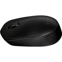 Мышь беспроводная Logitech B170 черный, 1000 dpi, радиоканал, USB, кнопки - 3
