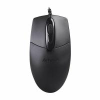 Мышь проводная A4Tech OP-720 черный, 1200 dpi, USB, кнопки - 3
