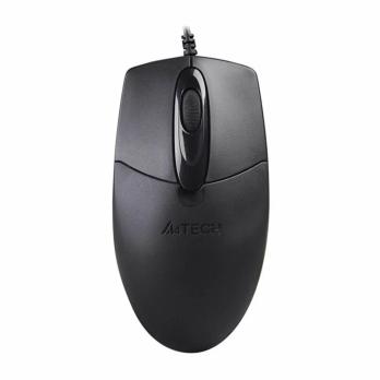 Мышь проводная A4Tech OP-720 черный, 1200 dpi, USB, кнопки - 3
