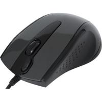 Мышь проводная A4Tech N-500F серый глянец/черный, 1200 dpi, USB, кнопки - 4