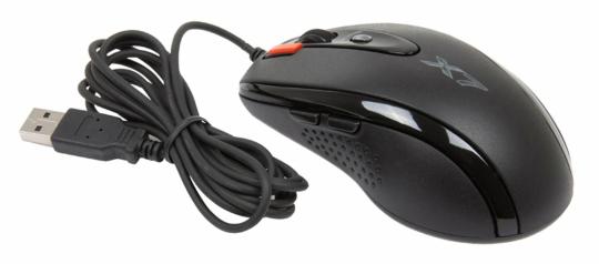 Мышь проводная A4Tech X-710BK черный, 2000 dpi, USB, кнопки - 7