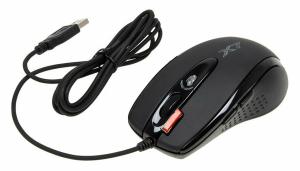 Мышь проводная A4Tech X-718BK черный, 3000 dpi, USB, кнопки - 7