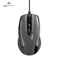 Мышь проводная A4Tech N-708X серый глянец/черный, 1600 dpi, USB, кнопки - 6