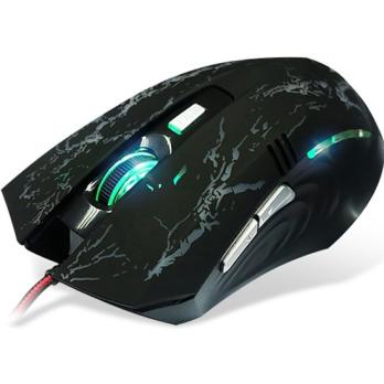 Мышь проводная Crown Gaming CMXG-600 черный, 2200 dpi, USB, кнопки - 6
