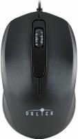 Мышь проводная Oklick 195M черный, 800 dpi, USB, кнопки - 3