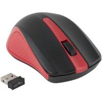 Мышь беспроводная Oklick 485MW черный/красный, 1200 dpi, радиоканал, USB, кнопки - 3