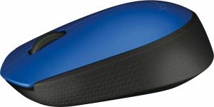 Мышь беспроводная Logitech M171 синий, 1000 dpi, радиоканал, USB, кнопки - 3