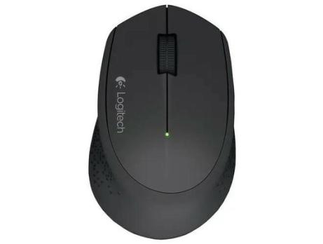Мышь беспроводная Logitech M280 черный, 1000 dpi, радиоканал, USB, кнопки - 3