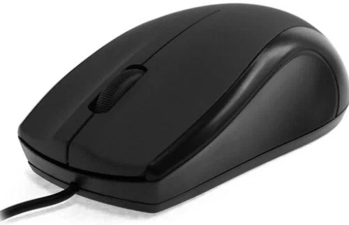 Мышь проводная Crown CMM-31 черный, 1000 dpi, USB, кнопки - 3