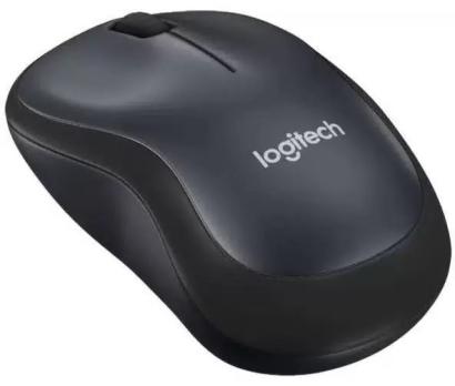 Мышь беспроводная Logitech M220 SILENT черный/серый, 1000 dpi, радиоканал, USB, кнопки - 3