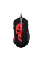 Мышь проводная Qumo Dragon War Axe M07 черный, 2400 dpi, USB, кнопки - 6