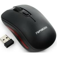 Мышь беспроводная Гарнизон GMW-420 черный, 1600 dpi, радиоканал, USB, кнопки - 4