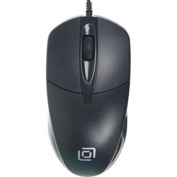 Мышь проводная Oklick 275M черный, 1000 dpi, USB, кнопки - 3