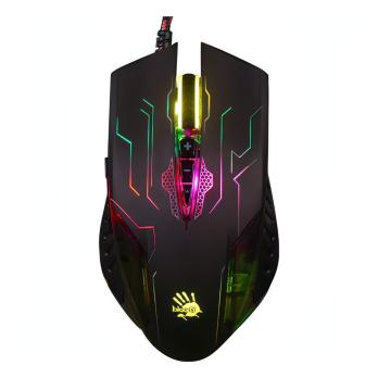 Мышь проводная A4Tech Bloody Q51 черный, 3200 dpi, USB, кнопки - 8