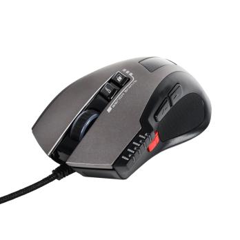 Мышь проводная Crown Gaming CMXG-711 черный, 4000 dpi, USB, кнопки - 8