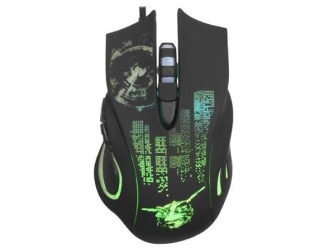 Мышь проводная Qumo Gremlin M37 черный, 3200 dpi, USB, кнопки - 6