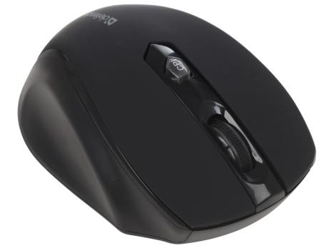 Мышь беспроводная Defender Ultra MM-315 черный, 1600 dpi, радиоканал, USB, кнопки - 6