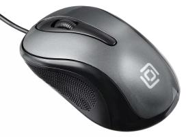 Мышь проводная Oklick 385M черный, 1000 dpi, USB, кнопки - 3