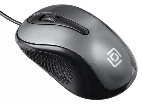 Мышь проводная Oklick 385M черный, 1000 dpi, USB, кнопки - 3