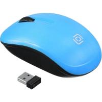 Мышь беспроводная Oklick 525MW синий, 1000 dpi, радиоканал, USB, кнопки - 3