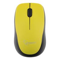 Мышь беспроводная Gembird MUSW-360-LM желтый, 1000 dpi, радиоканал, USB, кнопки - 3