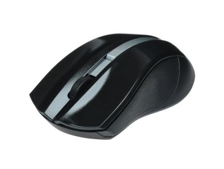 Мышь беспроводная Qumo Office M15 Style черный, 1000 dpi, радиоканал, USB, кнопки - 3