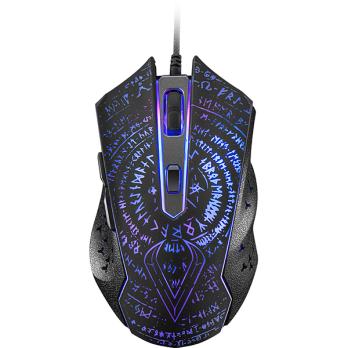 Мышь проводная Qumo Valhalla M35 черный, 3200 dpi, USB, кнопки - 6