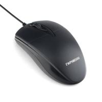 Мышь проводная Гарнизон GM-220XL черный, 1000 dpi, USB, кнопки - 3