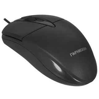 Мышь проводная Гарнизон GM-220 черный, 1000 dpi, USB, кнопки - 3
