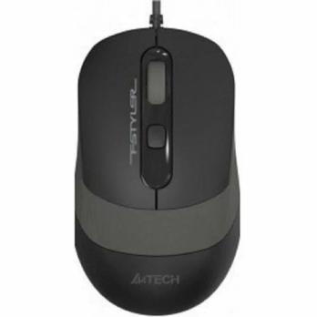 Мышь проводная A4Tech Fstyler FM10 черный/серый, 1600 dpi, USB, кнопки - 4