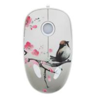 Мышь проводная Qumo Office M43 Serenity белый, 1000 dpi, USB, кнопки - 3