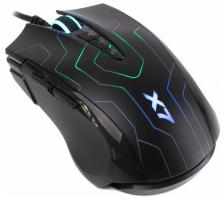 Мышь проводная A4Tech X89 Maze черный, 2400 dpi, USB, кнопки - 8