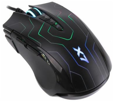 Мышь проводная A4Tech X89 Maze черный, 2400 dpi, USB, кнопки - 8