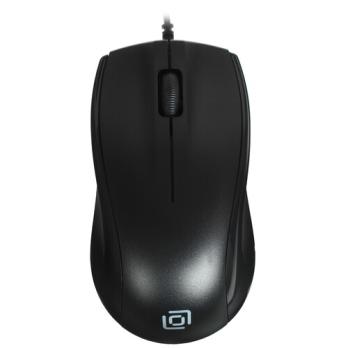 Мышь проводная Oklick 185V2 черный, 1200 dpi, USB, кнопки - 3