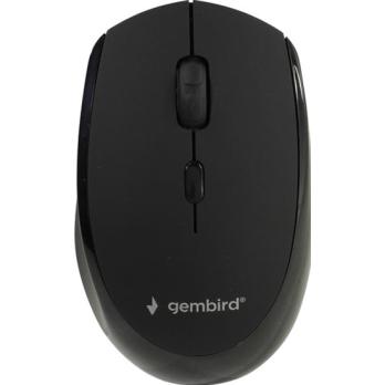 Мышь беспроводная Gembird MUSW-354 черный, 1600 dpi, радиоканал, USB, кнопки - 4