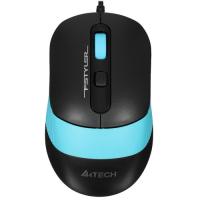 Мышь проводная A4Tech Fstyler FM10 черный/синий, 1600 dpi, USB, кнопки - 4