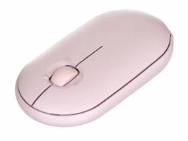 Мышь беспроводная Logitech Pebble M350 розовый, 1000 dpi, радиоканал, Bluetooth, USB, кнопки - 3